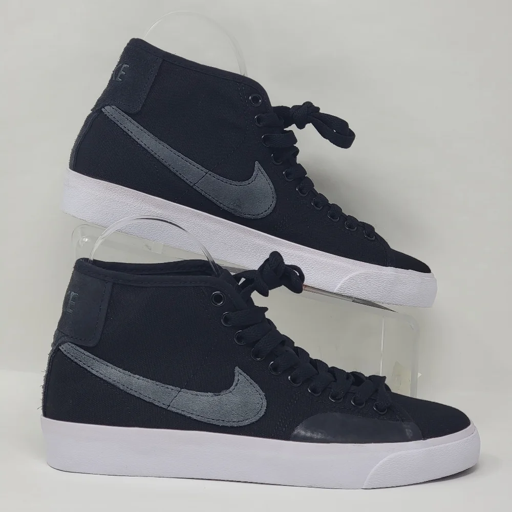Nike SB Blazer Court Mid Premium Skate Shoes Black FB1378-001 Mens Size 6 New